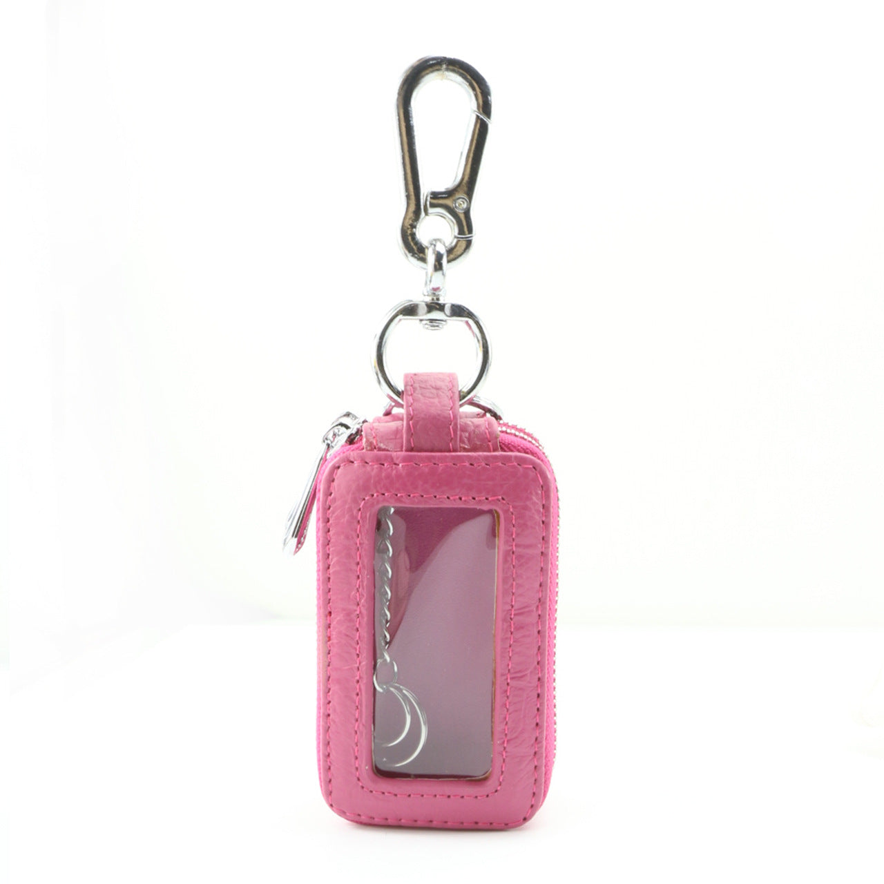 Factory crocodile pattern key case Men's genuine leather double-layer car multi-function key bag zipper first layer cowhide wholesale