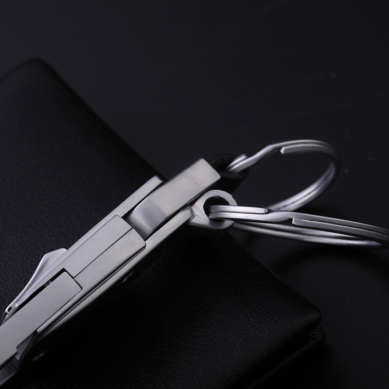 Jobon Chinese Bag Manufacturer Keychain Wholesale Men's and Women's Car Keychain Pendant Couple Creative Gift