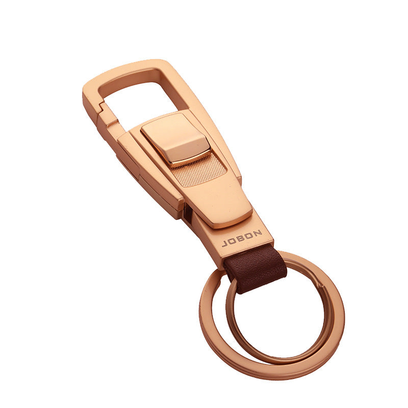 Jobon Chinese Bag Manufacturer Keychain Wholesale Men's and Women's Car Keychain Pendant Couple Creative Gift