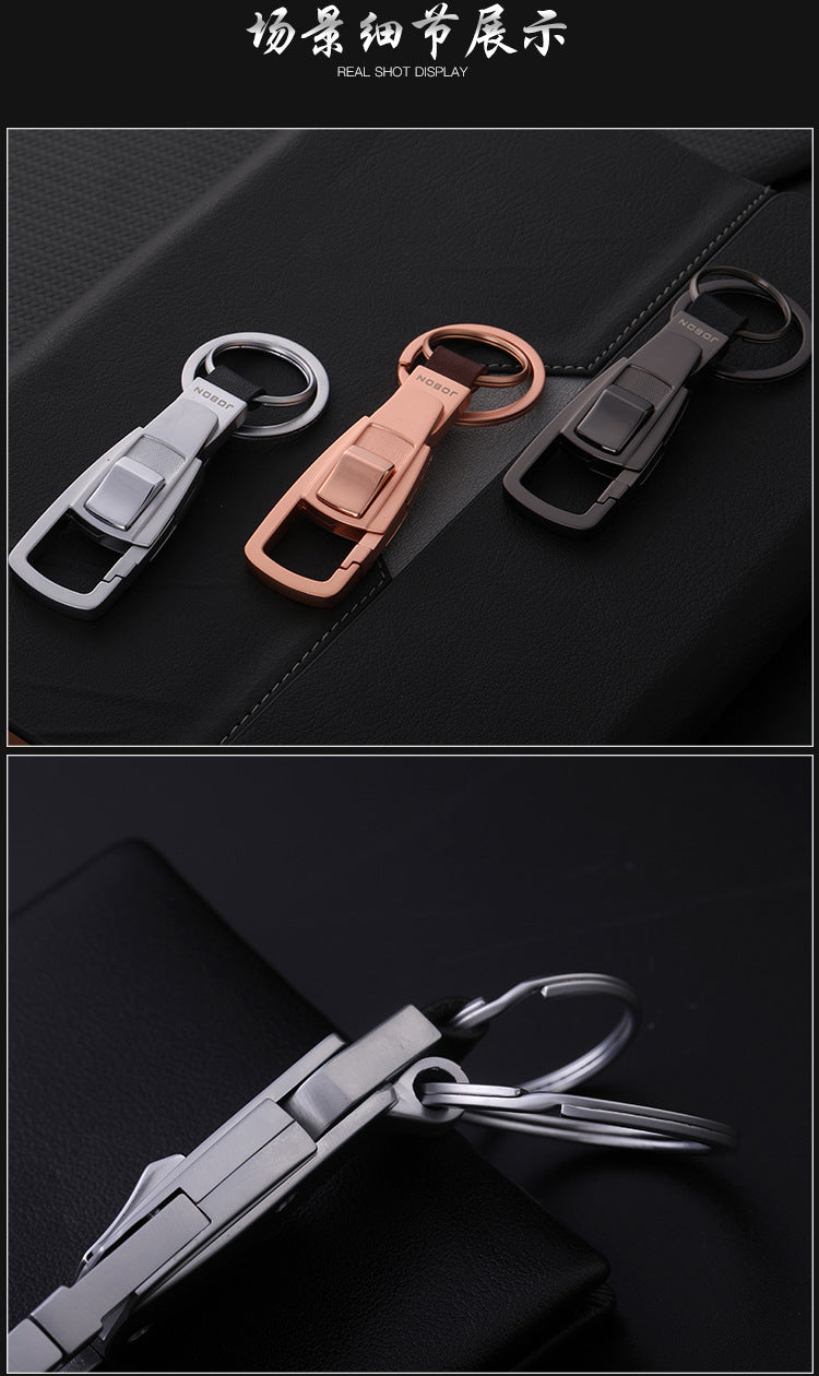 Jobon Chinese Bag Manufacturer Keychain Wholesale Men's and Women's Car Keychain Pendant Couple Creative Gift