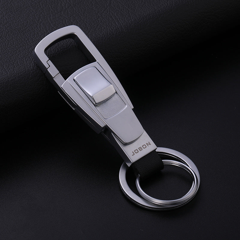Jobon Chinese Bag Manufacturer Keychain Wholesale Men's and Women's Car Keychain Pendant Couple Creative Gift