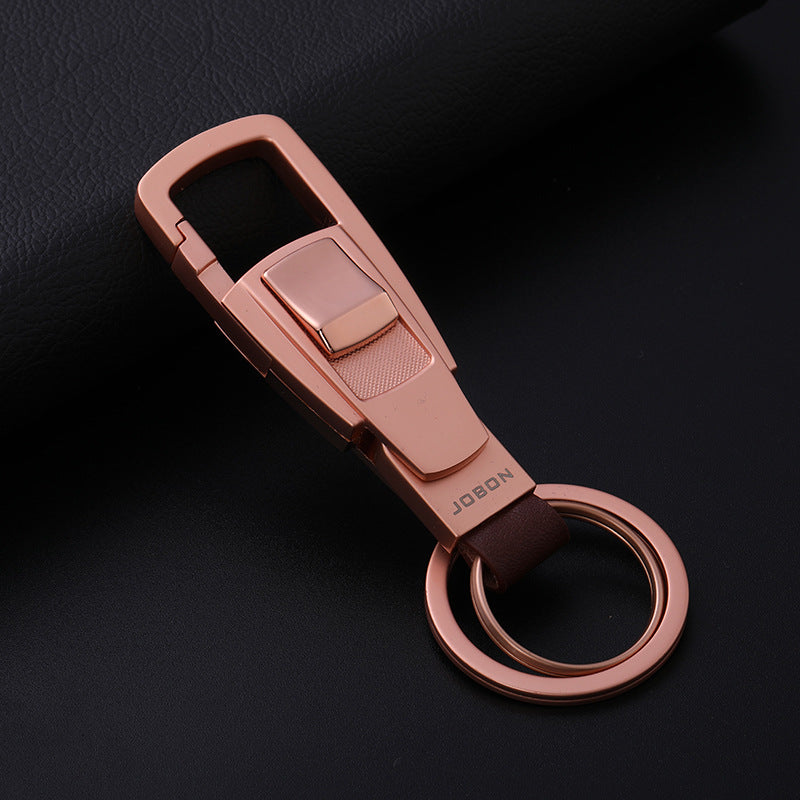 Jobon Chinese Bag Manufacturer Keychain Wholesale Men's and Women's Car Keychain Pendant Couple Creative Gift