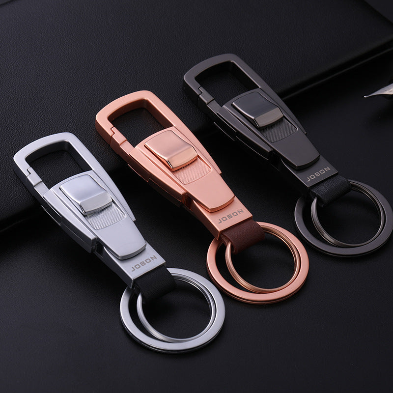 Jobon Chinese Bag Manufacturer Keychain Wholesale Men's and Women's Car Keychain Pendant Couple Creative Gift
