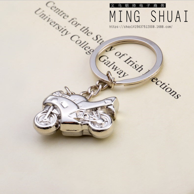 Simulation motorcycle key chain car key chain men's key ring pendant practical car activities gift
