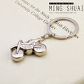 Simulation motorcycle key chain car key chain men's key ring pendant practical car activities gift