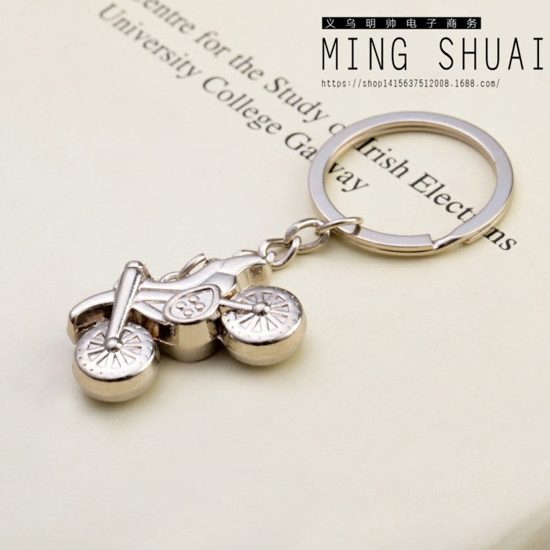 Simulation motorcycle key chain car key chain men's key ring pendant practical car activities gift