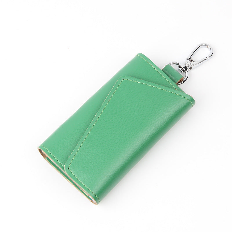 Door Key Bag Genuine Leather Waist Hanging Manufacturer Wholesale Spot Men's Multi-Functional Key Bag Volkswagen Special Card Bag