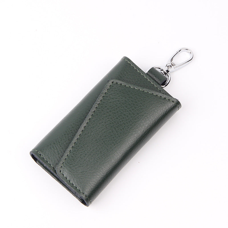 Door Key Bag Genuine Leather Waist Hanging Manufacturer Wholesale Spot Men's Multi-Functional Key Bag Volkswagen Special Card Bag