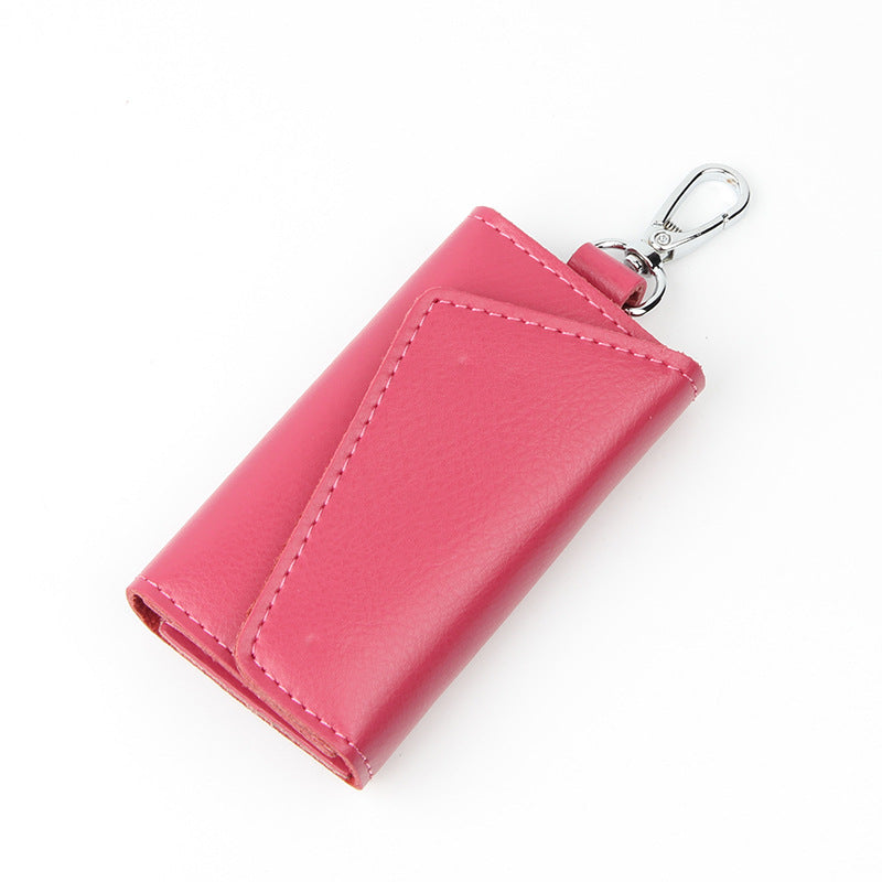 Door Key Bag Genuine Leather Waist Hanging Manufacturer Wholesale Spot Men's Multi-Functional Key Bag Volkswagen Special Card Bag