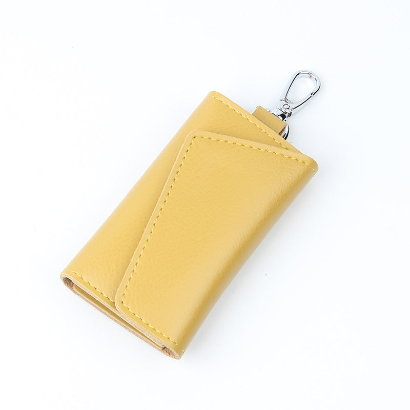 Door Key Bag Genuine Leather Waist Hanging Manufacturer Wholesale Spot Men's Multi-Functional Key Bag Volkswagen Special Card Bag