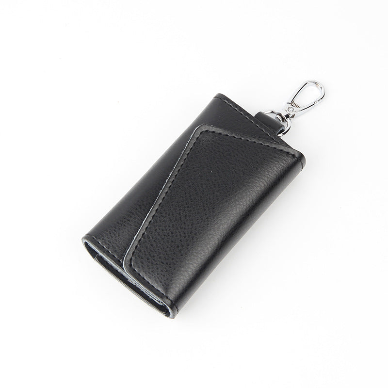 Door Key Bag Genuine Leather Waist Hanging Manufacturer Wholesale Spot Men's Multi-Functional Key Bag Volkswagen Special Card Bag
