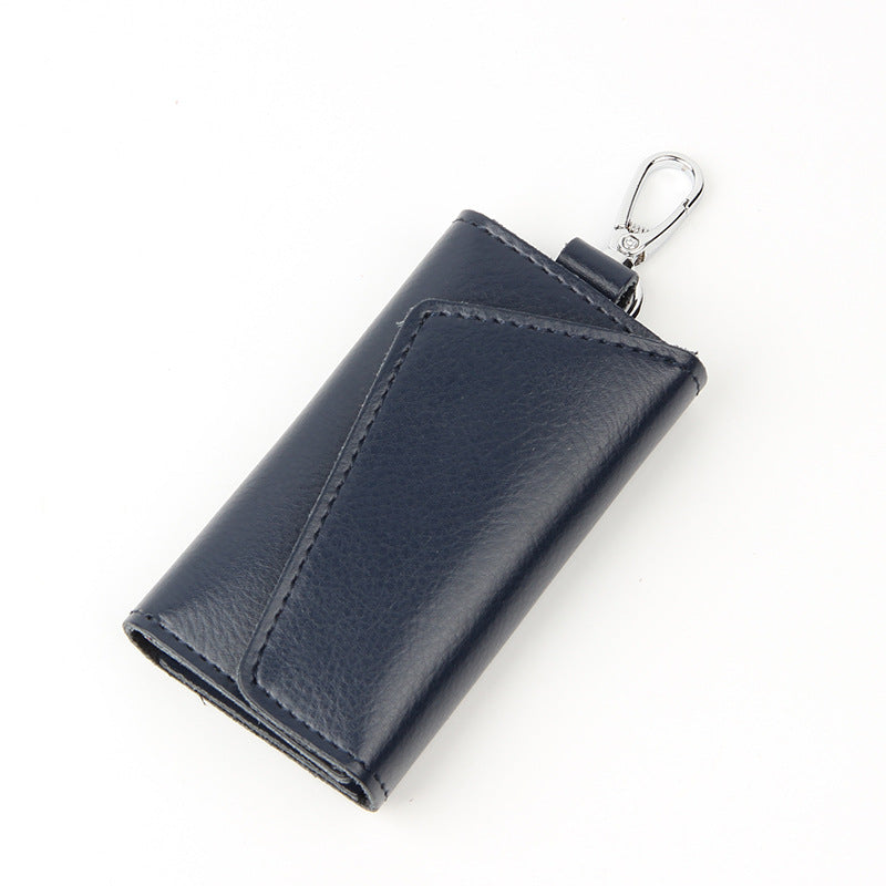 Door Key Bag Genuine Leather Waist Hanging Manufacturer Wholesale Spot Men's Multi-Functional Key Bag Volkswagen Special Card Bag