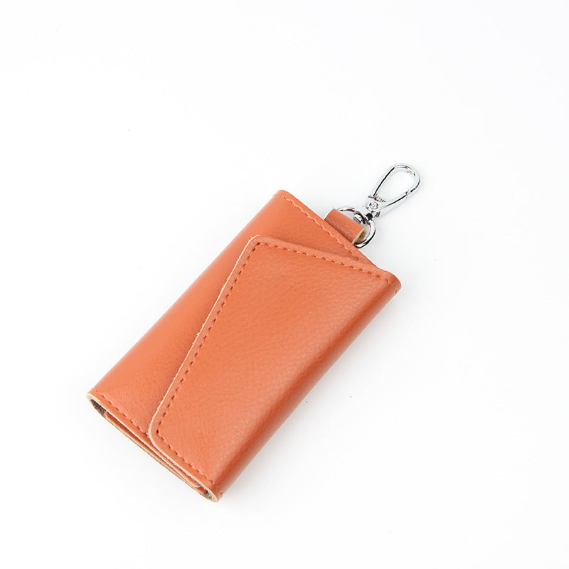 Door Key Bag Genuine Leather Waist Hanging Manufacturer Wholesale Spot Men's Multi-Functional Key Bag Volkswagen Special Card Bag