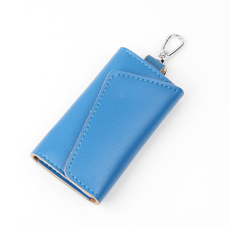 Door Key Bag Genuine Leather Waist Hanging Manufacturer Wholesale Spot Men's Multi-Functional Key Bag Volkswagen Special Card Bag
