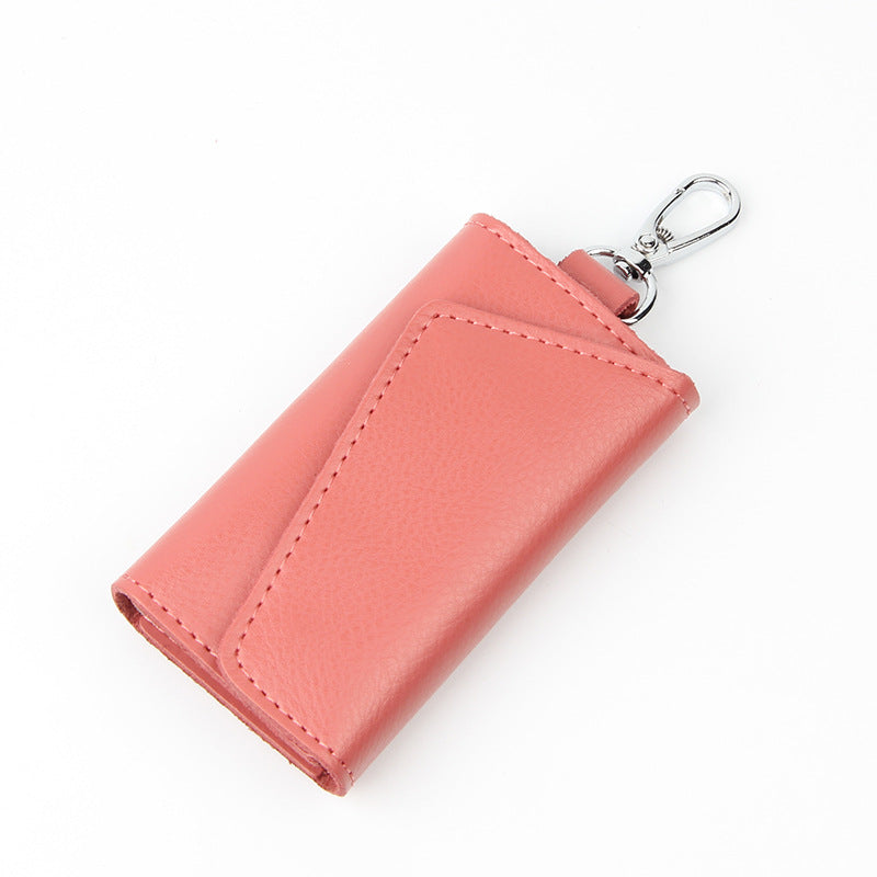Door Key Bag Genuine Leather Waist Hanging Manufacturer Wholesale Spot Men's Multi-Functional Key Bag Volkswagen Special Card Bag