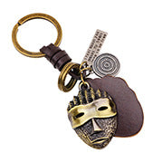 Fashion simple creative alloy wings key chain cross-border supply jewelry handmade leather factory direct wholesale
