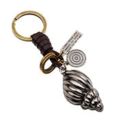 Fashion simple creative alloy wings key chain cross-border supply jewelry handmade leather factory direct wholesale