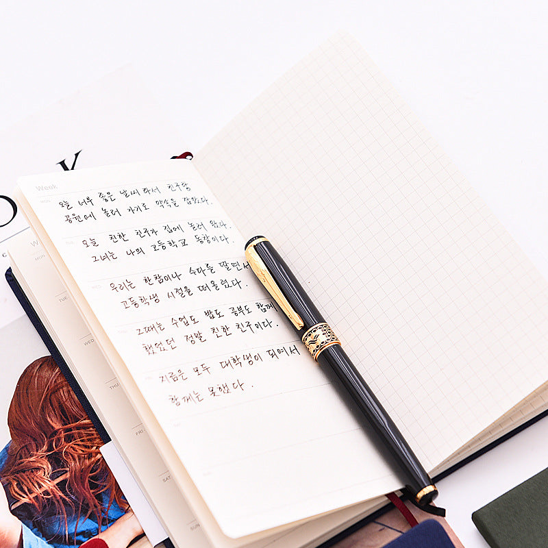 Hand Book weeks Self-filling Date Week Plan This Efficiency Manual Carry-on Small Notepad Notebook