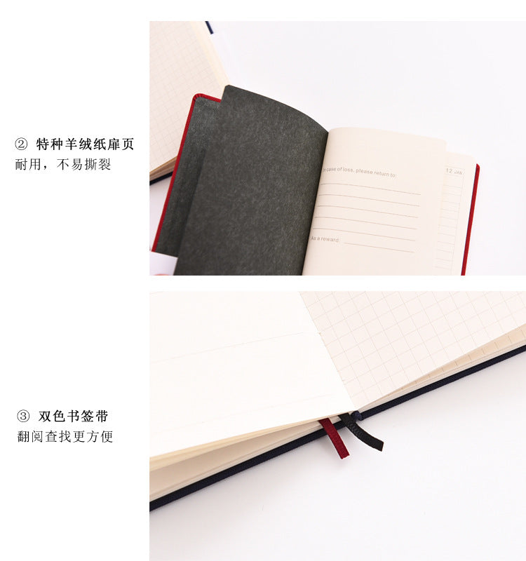 Hand Book weeks Self-filling Date Week Plan This Efficiency Manual Carry-on Small Notepad Notebook