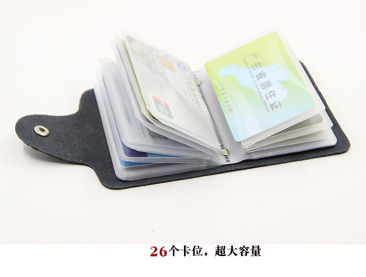 Factory Direct Sales Spot Gift Korean Version Genuine Pickup Bag Cowhide Multi-Card Slot Id Card Holder Credit Card Holder Business Card Holder
