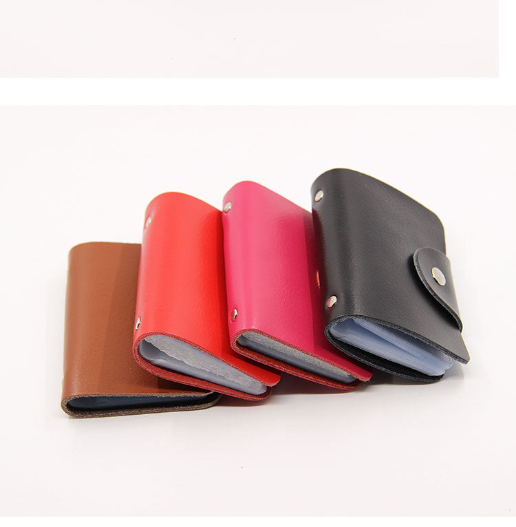 Factory Direct Sales Spot Gift Korean Version Genuine Pickup Bag Cowhide Multi-Card Slot Id Card Holder Credit Card Holder Business Card Holder