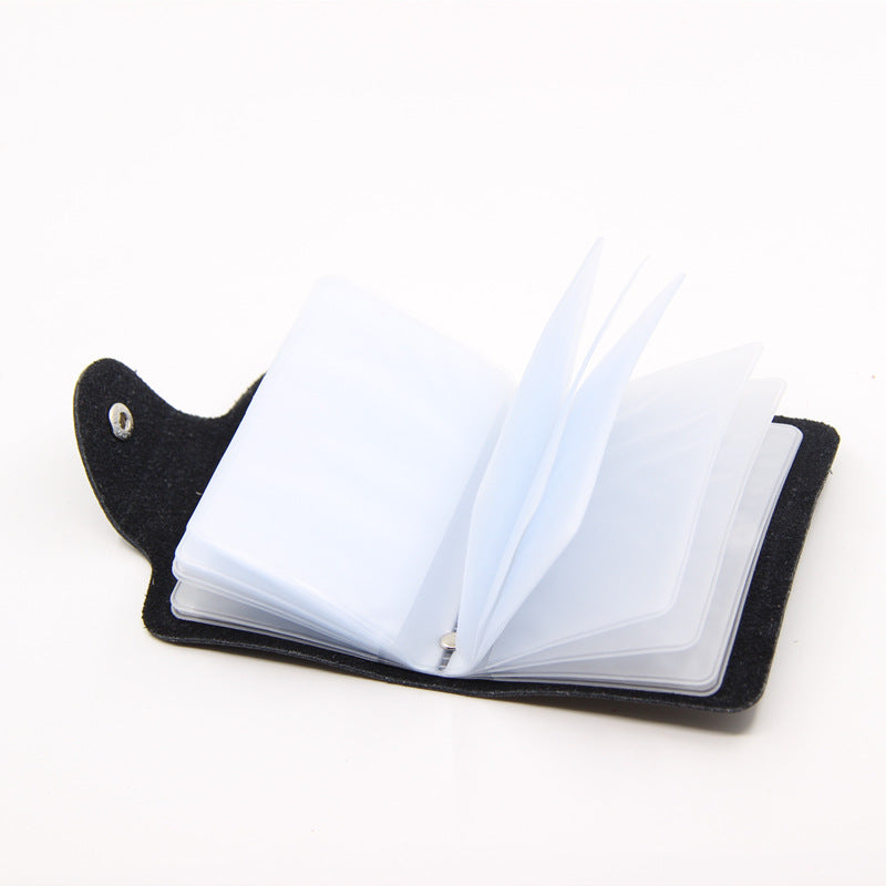 Factory Direct Sales Spot Gift Korean Version Genuine Pickup Bag Cowhide Multi-Card Slot Id Card Holder Credit Card Holder Business Card Holder