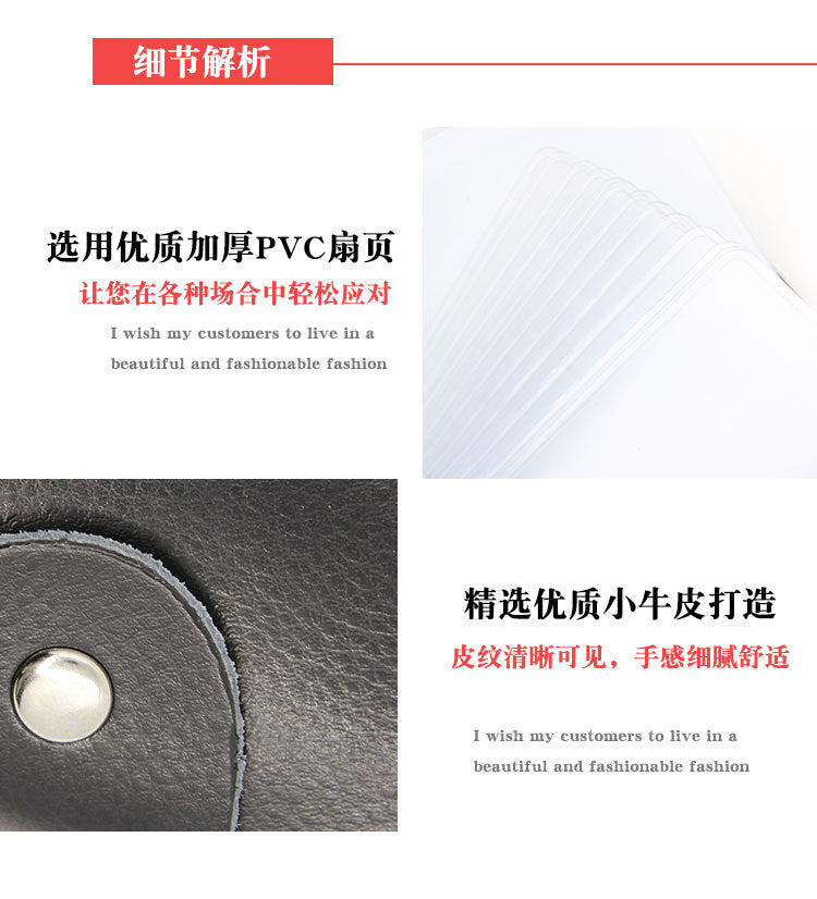 Factory Direct Sales Spot Gift Korean Version Genuine Pickup Bag Cowhide Multi-Card Slot Id Card Holder Credit Card Holder Business Card Holder