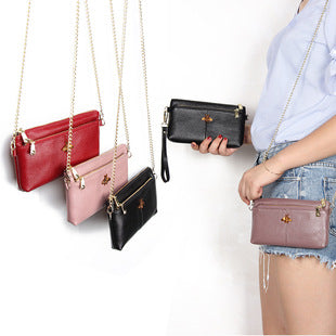 Door Key Bag Genuine Leather Waist Hanging Manufacturer Wholesale Spot Men's Multi-Functional Key Bag Volkswagen Special Card Bag