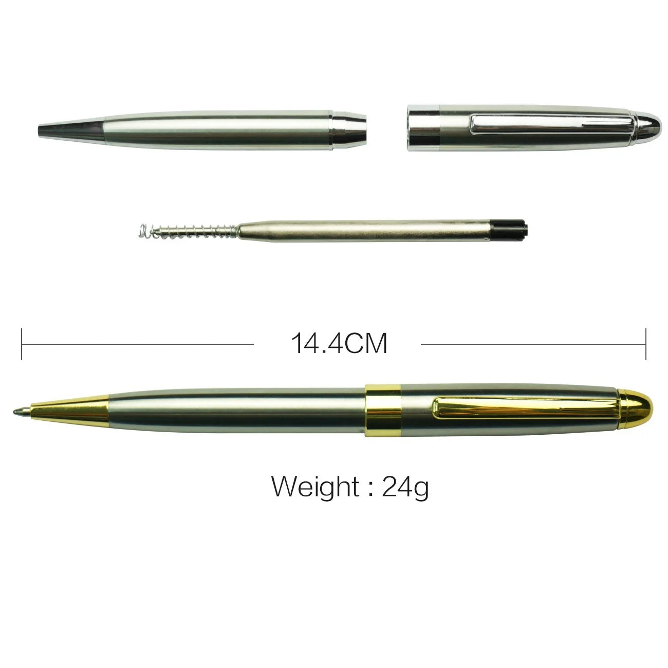 Ballpoint Pens Housing Retractable Ball Point Pen Smooth Writing Roller Ball Pen Elegant Signature Pen Gift Pens for Men Women