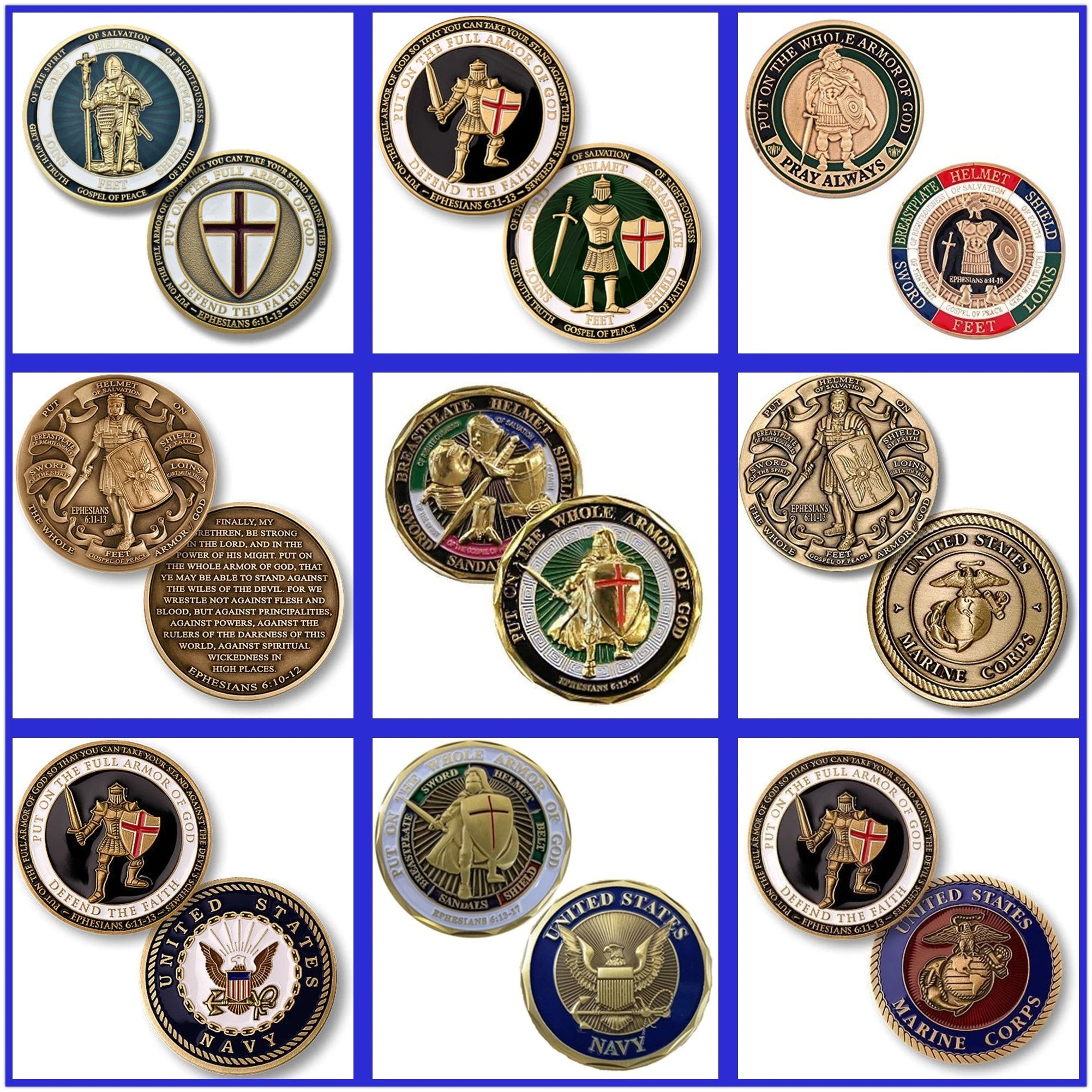 36 US Military Challenge Coins Great Gift Collectible Decorative Coins