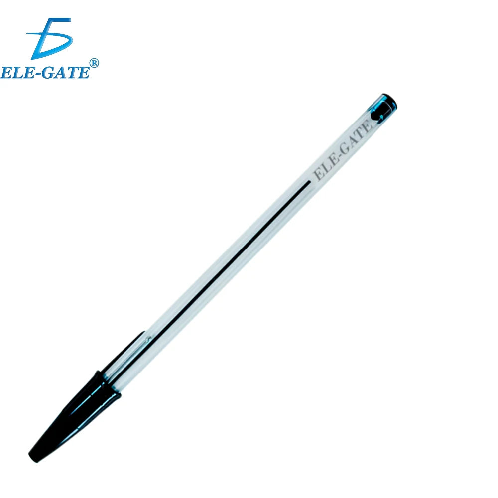 ELE-GATE Diamond Pen Black Crystal with Medium Point 0.7mm Writing Width Plastic Metal Body Promotional Gift Pen