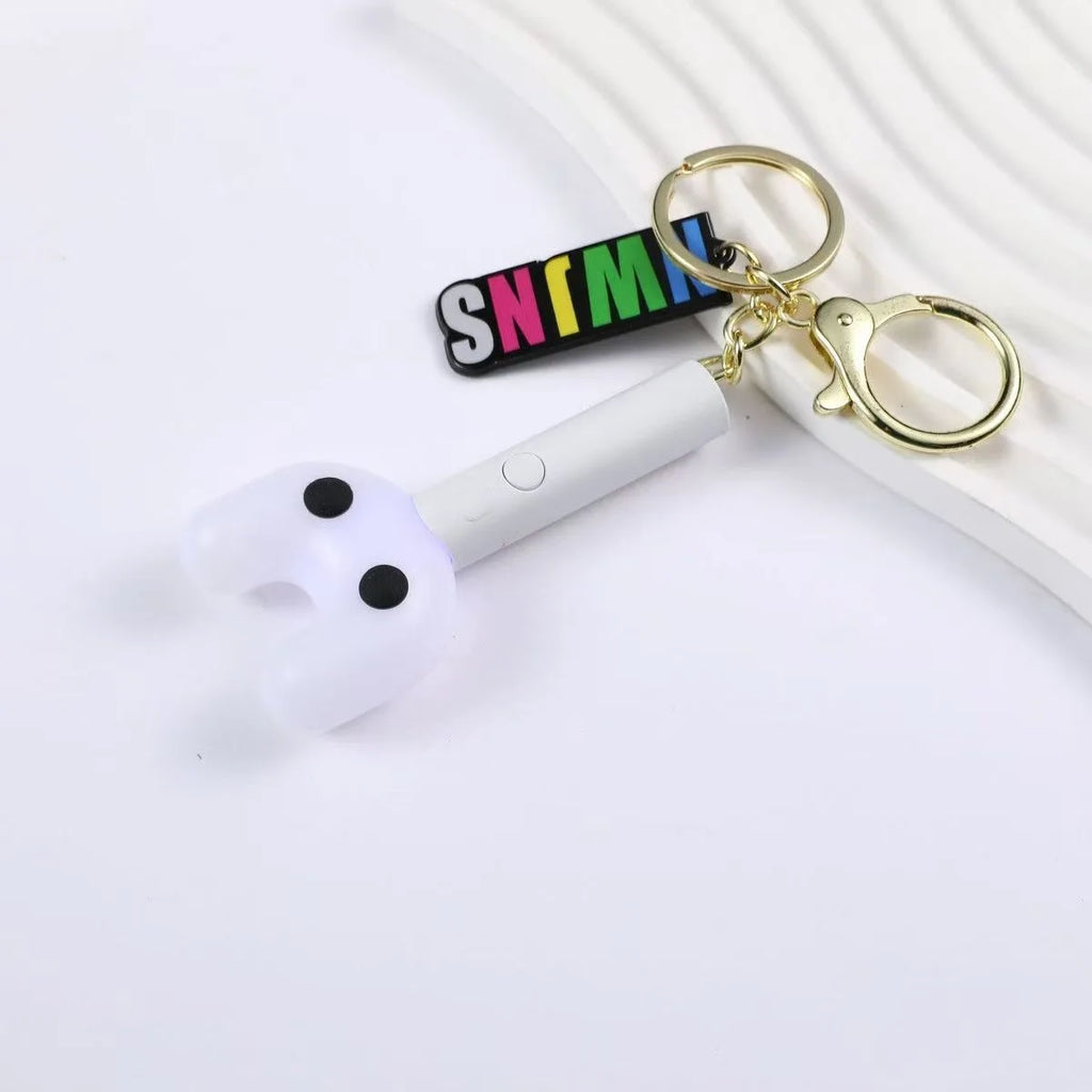 Wholesale B T S for Light Stick LED Keychain Accessories Stray Kids Character Style Portable Mini Backpack Charms Version Custom