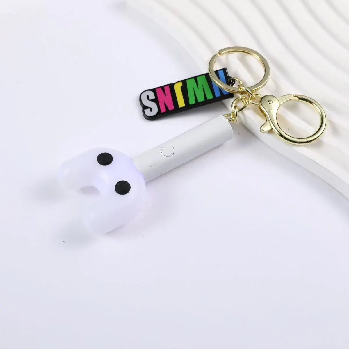 Wholesale B T S for Light Stick LED Keychain Accessories Stray Kids Character Style Portable Mini Backpack Charms Version Custom