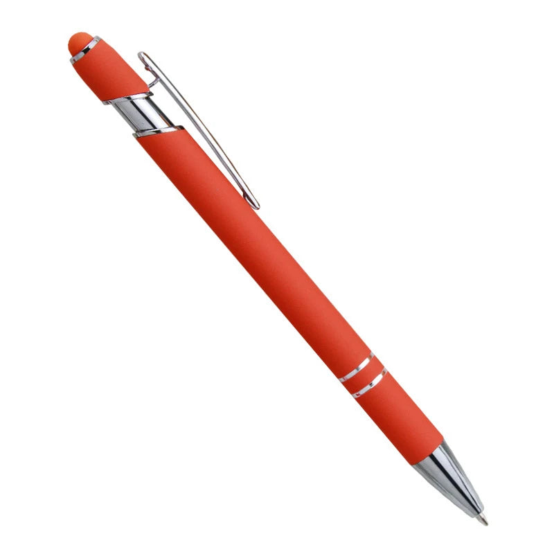 Cheap Metal Touch Ballpoint Pen Multi-colored Silk Screen Logo Printing for School Education Welcome Gifts
