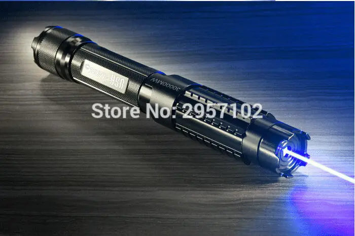 Laser Light Pointers 450nm blue 445nm 100000m Focusable Laser Burn Match Hunting Accessories Cat Toy Lazer Torch（No battery）