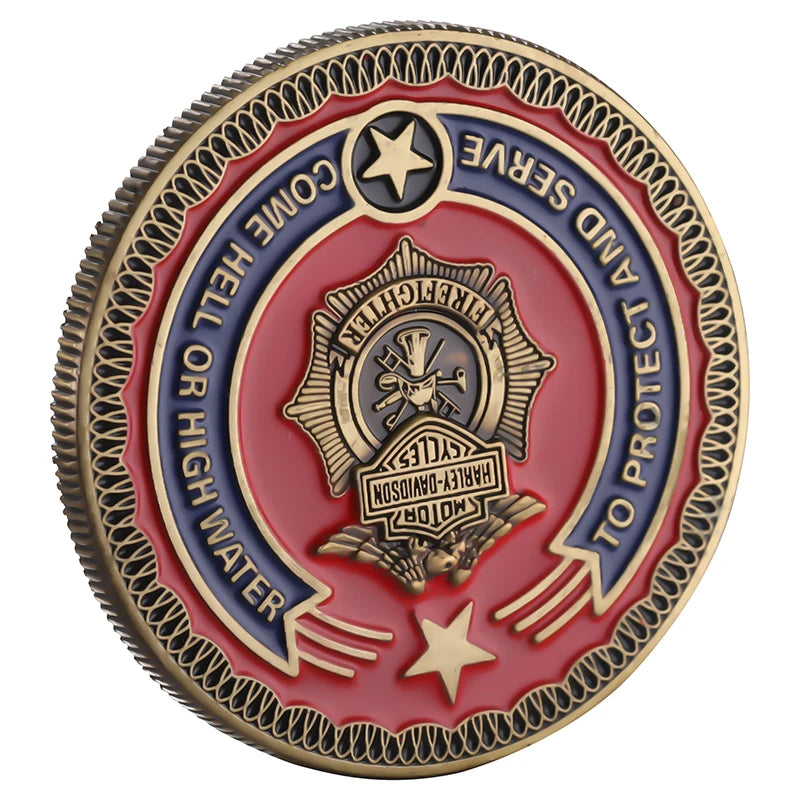 Customizable Vintage Commemorative Coin Craft Souvenir Coin Die Casting Metal Craft Double Sided Challenge Coin