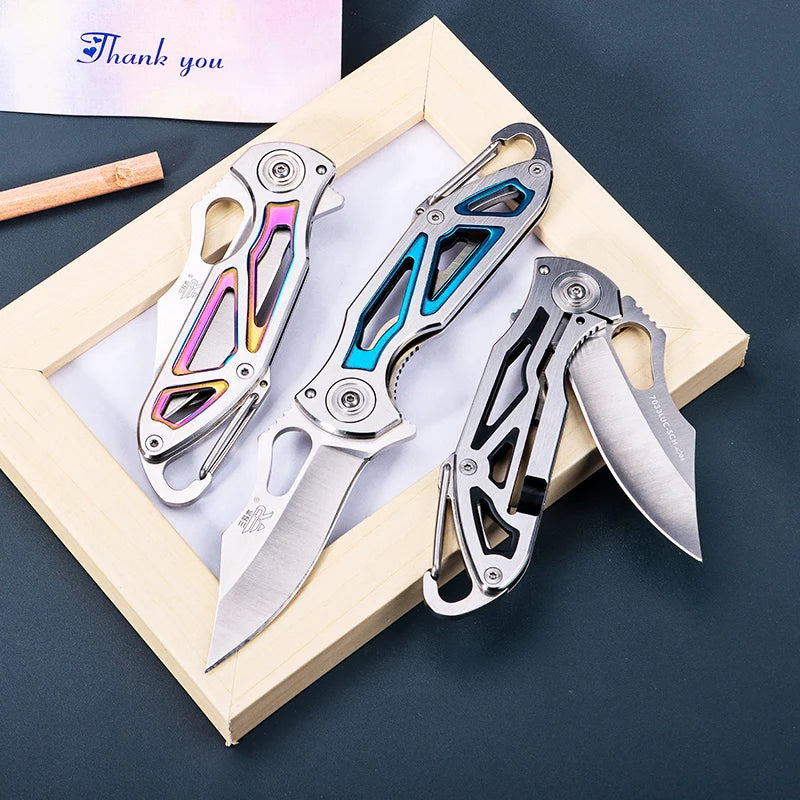 High Quality & Best Price 7033LUC-SCI 12C27 Stainless Steel Mini Outdoor Survival Camping Hunting Folding Knife