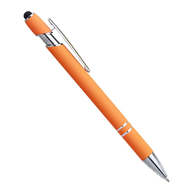 Cheap Metal Touch Ballpoint Pen Multi-colored Silk Screen Logo Printing for School Education Welcome Gifts
