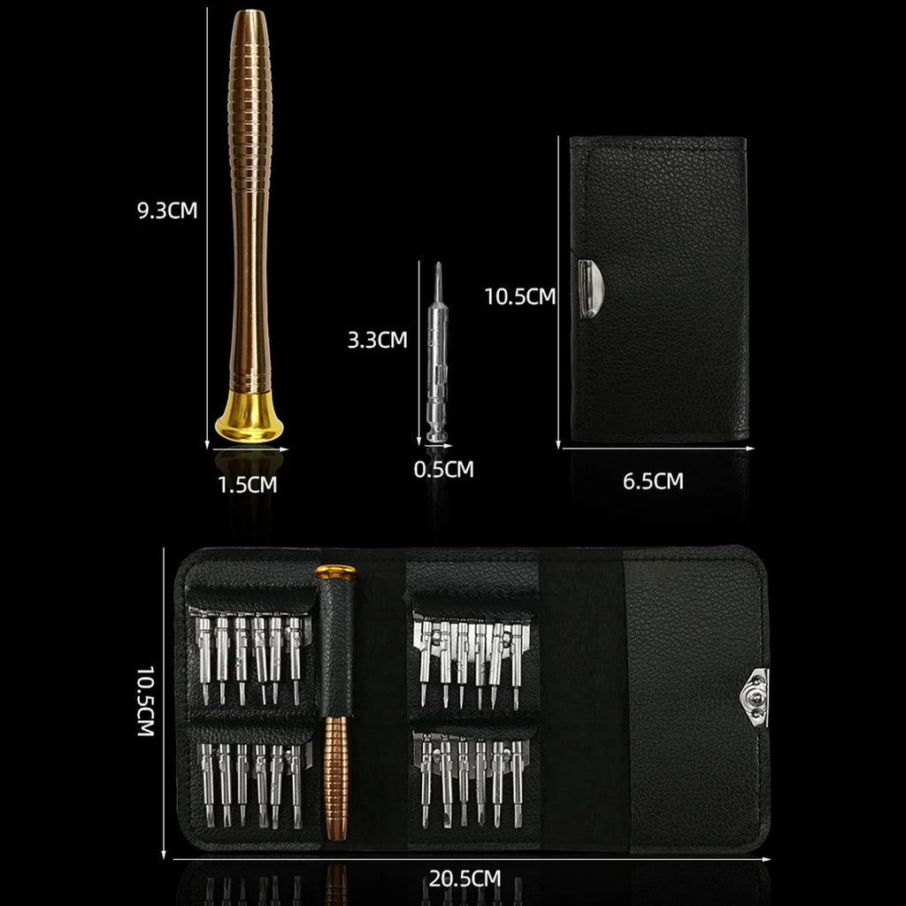 Mini Pocket Screwdriver Kit for Electronics Laptop Smartphone WatchBand Mini Screwdriver Set Small Precision Screwdriver Set