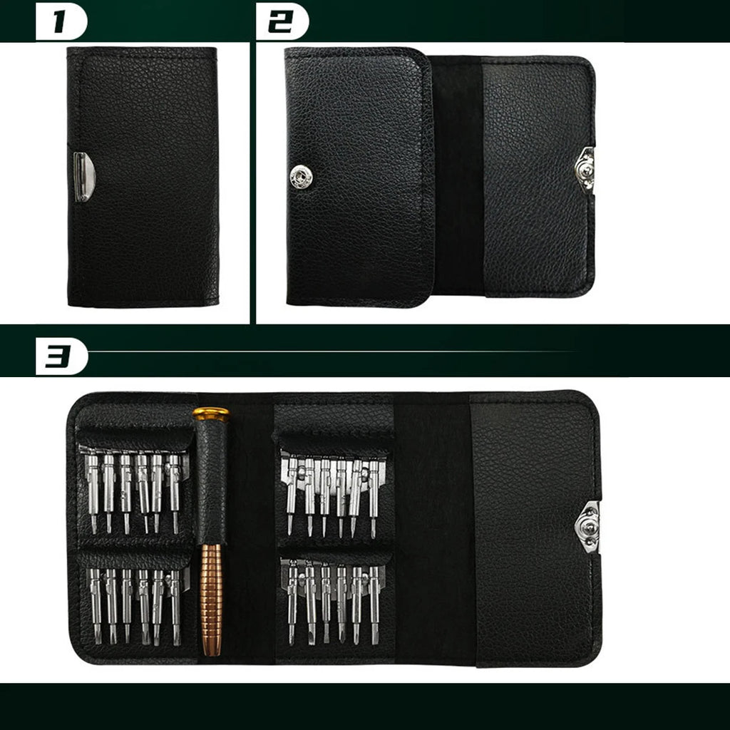 Mini Pocket Screwdriver Kit for Electronics Laptop Smartphone WatchBand Mini Screwdriver Set Small Precision Screwdriver Set