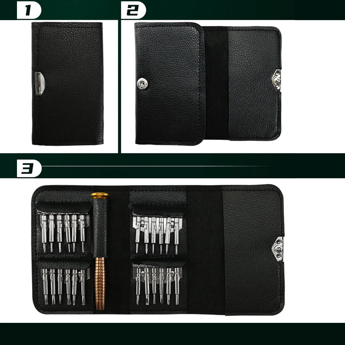 Mini Pocket Screwdriver Kit for Electronics Laptop Smartphone WatchBand Mini Screwdriver Set Small Precision Screwdriver Set