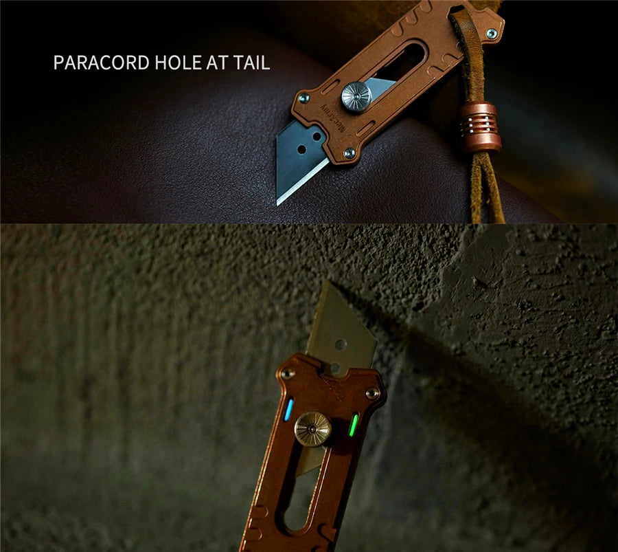 MecArmy EK16 Copper Lightweight Eco-friendly Multifunctional Pocket Utility Knife Hexagon Screwdriver Wrench Outdoor 1 Year