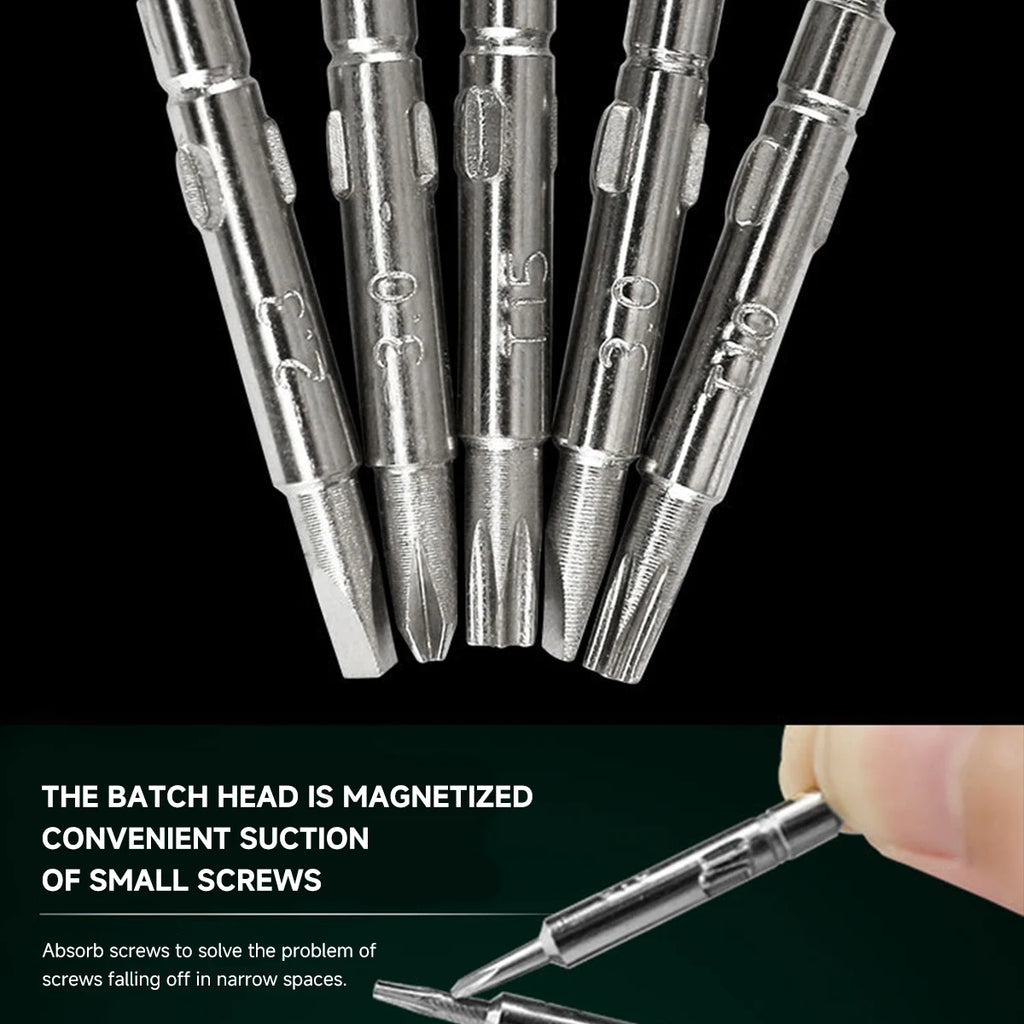 Mini Pocket Screwdriver Kit for Electronics Laptop Smartphone WatchBand Mini Screwdriver Set Small Precision Screwdriver Set