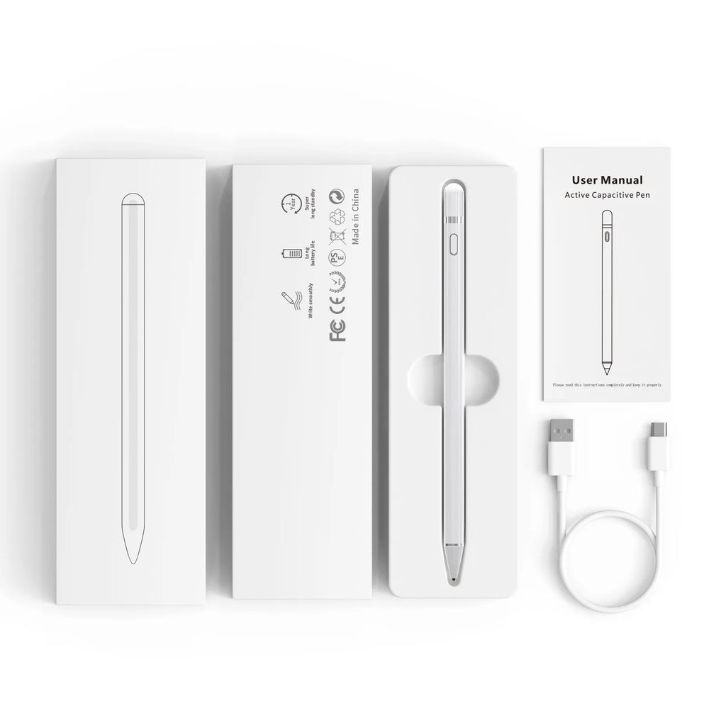 Universal 2-in-1 Metal Stylus Pen with Replaceable Nib for Android & for Mobile Phones and Tablets
