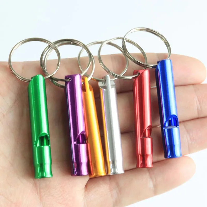 2025 Wholesale Mini Aluminum Metal Outdoor Emergency Safety Survival Rescue Whistle