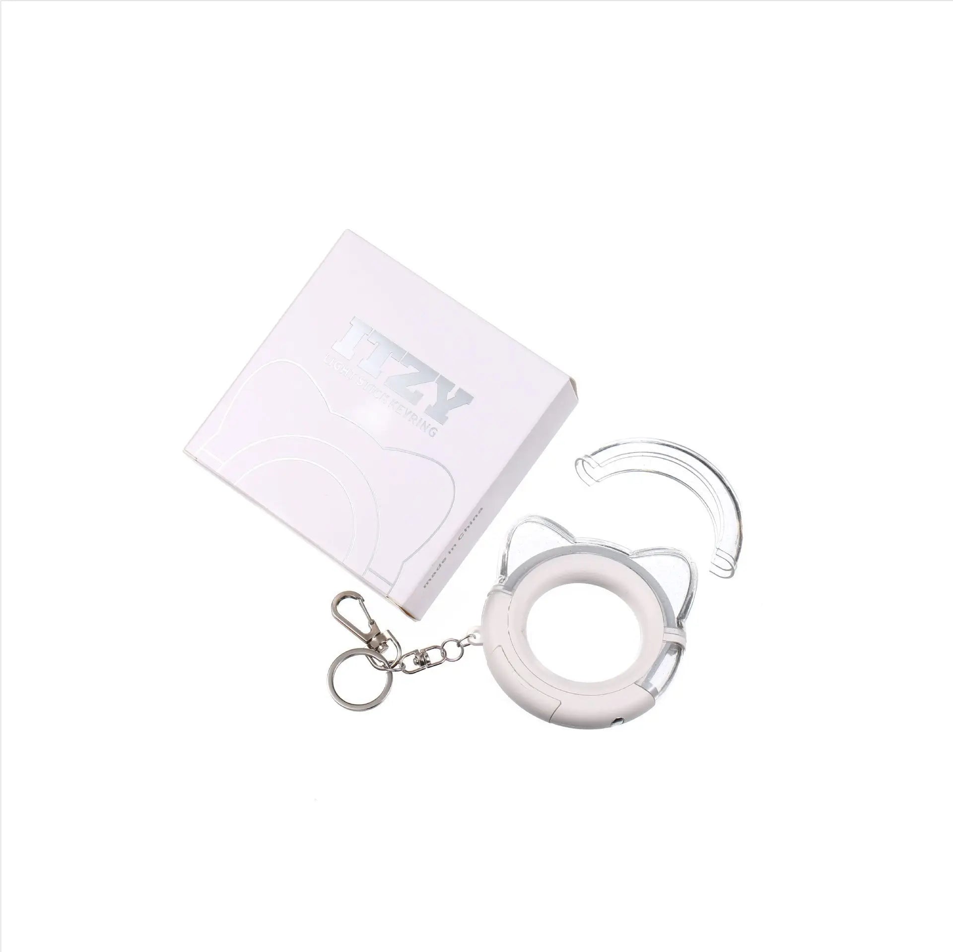 Wholesale B T S for Light Stick LED Keychain Accessories Stray Kids Character Style Portable Mini Backpack Charms Version Custom