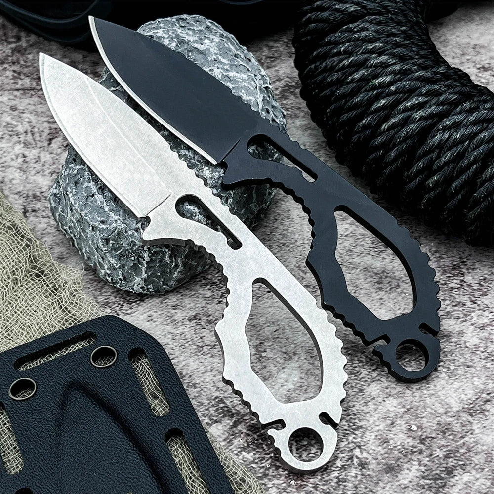 BM 101 DIY Straight Fixed Camping Knife 440C Steel Integrated Compact Portable Sharp Unpacking Mini Emergency Tools OEM