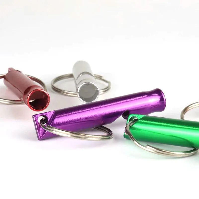2025 Wholesale Mini Aluminum Metal Outdoor Emergency Safety Survival Rescue Whistle