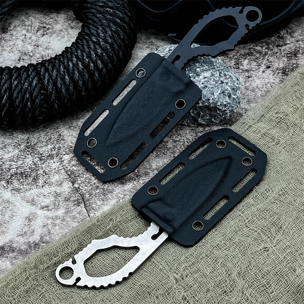 BM 101 DIY Straight Fixed Camping Knife 440C Steel Integrated Compact Portable Sharp Unpacking Mini Emergency Tools OEM