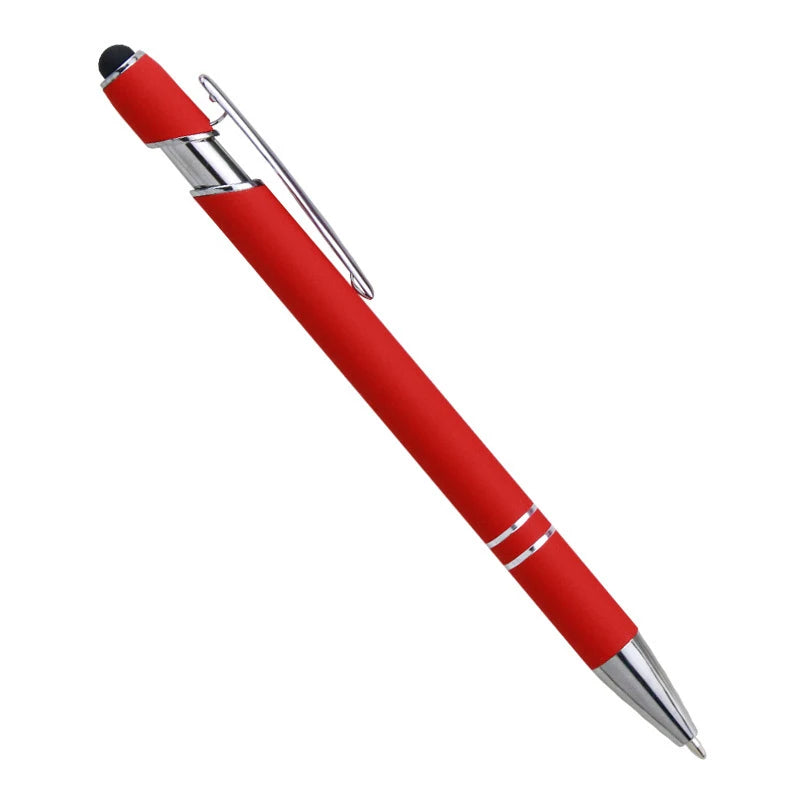 Cheap Metal Touch Ballpoint Pen Multi-colored Silk Screen Logo Printing for School Education Welcome Gifts